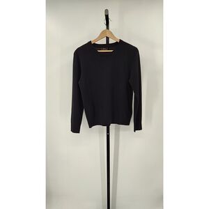 Quince Black Crewneck Sweater